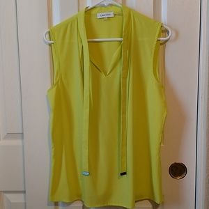 Calvin Klein sleeveless blouse